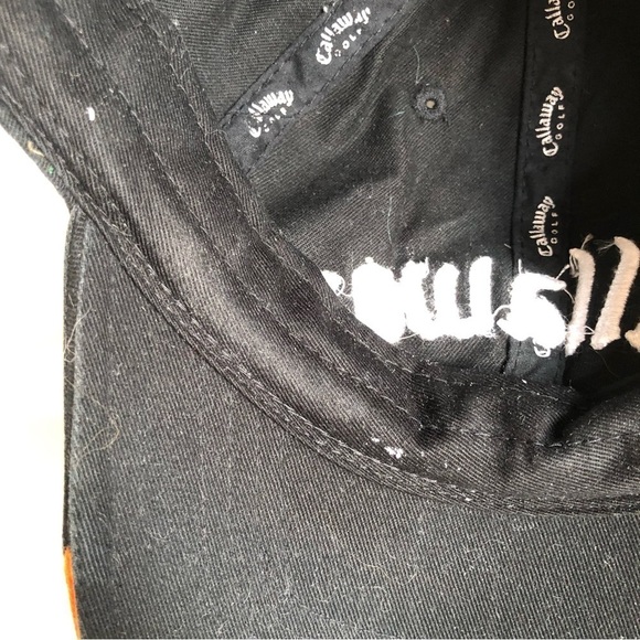 Callaway Golf 2005 Tour FT-3 HX Tour Black/Orange Baseball Hat Cap New Era - Picture 7 of 10